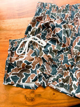 Load image into Gallery viewer, Boys Athletic Shorts - Dark Retro Camo
