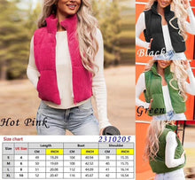 Load image into Gallery viewer, Womens Corduroy Vest
