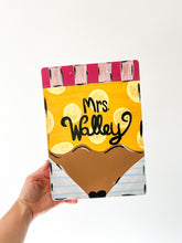 Load image into Gallery viewer, Hand Painted Clip Board
