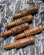 Load image into Gallery viewer, Engraved Wooded Duck Call
